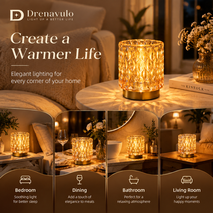 Drenavulo® Mini Crystal Accent Lamp
