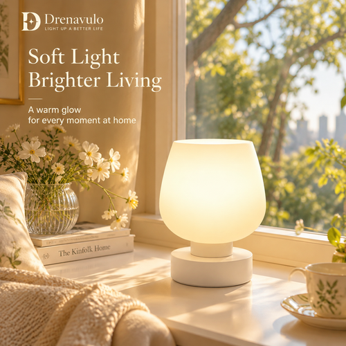 Drenavulo® Opal Glass Table Lamp