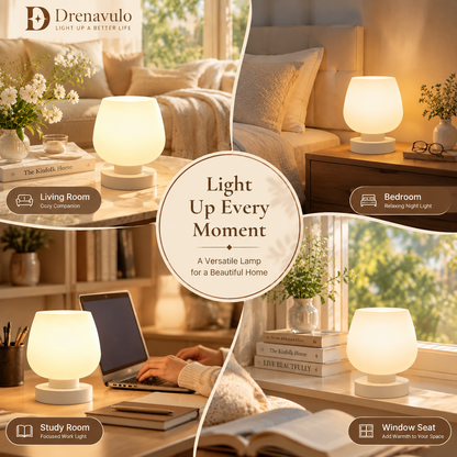 Drenavulo® Opal Glass Table Lamp